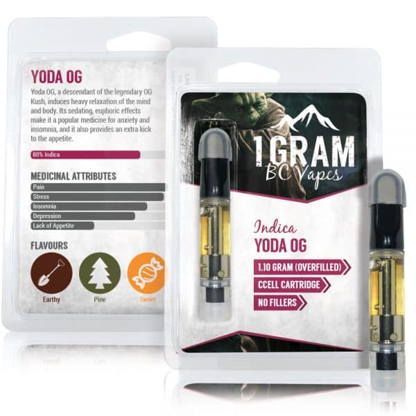 BC Vapes Cartridges Indica, Sativa, Hybrid - Medicine Man