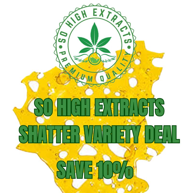 SO HIGH EXTRACTS SHATTER BUNDLE DEAL